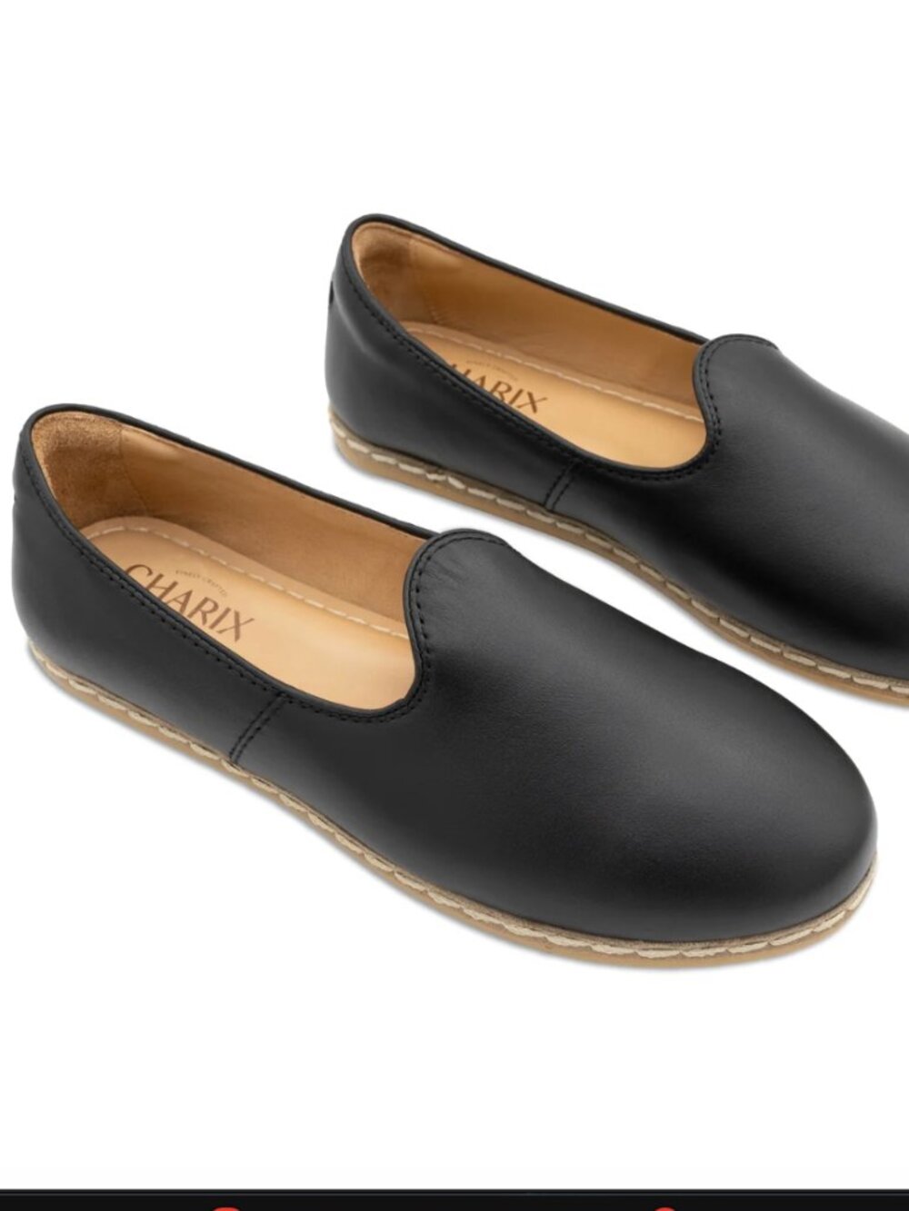 Charix Women’s Black Slip-On — Classic Everyday Flats
